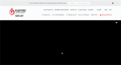 Desktop Screenshot of elektro-ljubljana.si