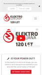 Mobile Screenshot of elektro-ljubljana.com